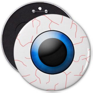 6" Eyeball Button Halloween Accessory