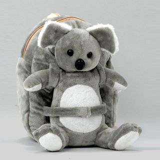 Tag Along Teddy Small Plush Koala Backpack Tag Along Teddy Animal Toys