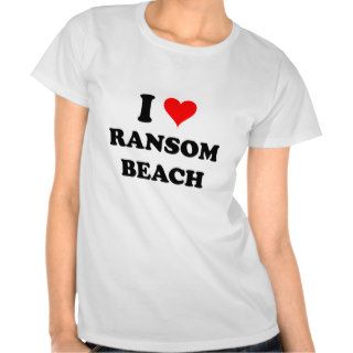 I Love Ransom Beach New York Tshirts