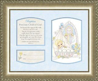 Precious Moments Baptism Poem Plaque for Boy Personalize Psalm 127   Decorative Plaques