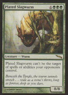 Plated Slagwurm (Magic the Gathering  Mirrodin #127 Rare) Toys & Games