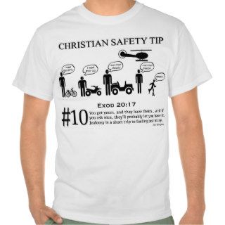 Christian Safety Tip #10  Exod 2017 Tshirts