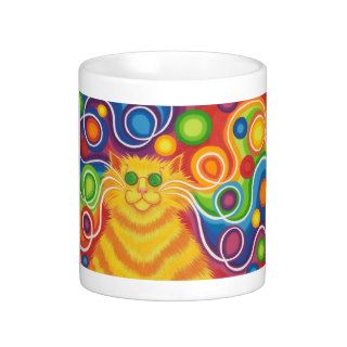 Psy cat delic mug