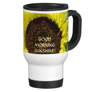 SUNFLOWER Good Morning Sunshine Coffee Travel Mug