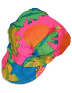 My Pool Pal   Infant Girls UV Sun Hat, Yellow, Hot Pink, Green 27094 Large Infant And Toddler Hats Clothing