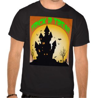Haunted House Trick R Treat T Shirts