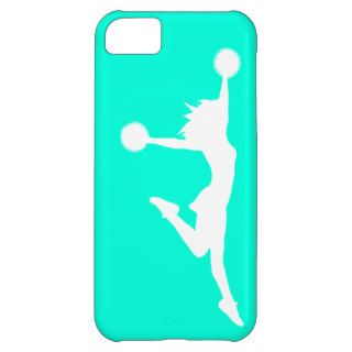 iPhone 5 Case Mate Cheer 1 Silhouette White/Turquo