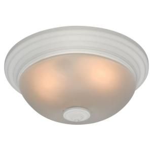 Hunter Ashbury Decorative Satin White 70 CFM Ceiling Exhaust Bath Fan with Frosted Glass DISCONTINUED 81002