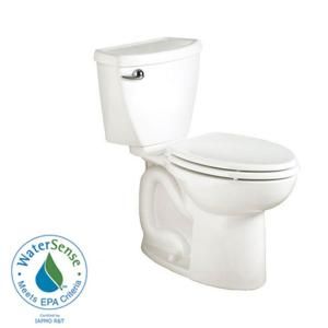 American Standard Cadet 3 Flowise 2 piece 1.28 GPF High Efficiency Elongated Toilet in White 3378.128ST.020