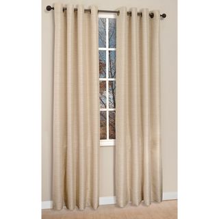 Victoria Flax 95 inch Grommet Top Curtain Panel Pair Curtains