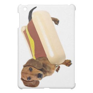 funny hot dog wiener dog i iPad mini covers