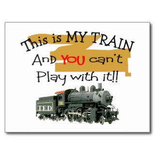 Historical Train Gifts  Hilarious sayings Postcard