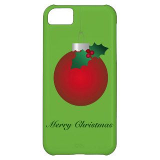 Antique Red Christmas Ornament Cover For iPhone 5C