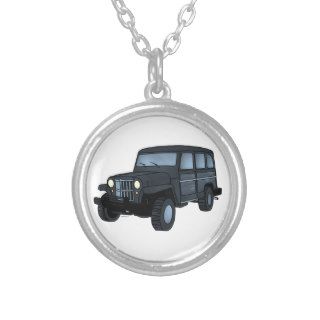 1951 Willys Jeep Wagon Necklace