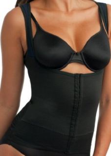 Miracle Suit Shapewear Firm Control Torsette Real Smooth Edge Miraclesuit 2701, 3X, Black Waist Shapewear
