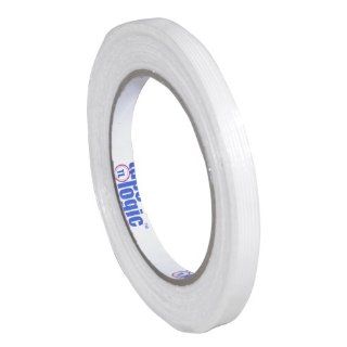 Tape Logic 1400 Industrial Grade Filament Tape, 156 lbs Tensile Strength, 60 yds Length x 3/8" Width, Clear (Case of 96)