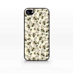 Bees   Patterns collection   Flat Back, iPhone 5 case, iPhone 5s case, Hard Plastic Black case   GIV IP5 138 BLACK Cell Phones & Accessories