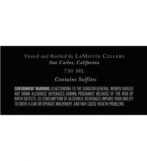 2007 LaMotte Cellars Pinot Noir Saralee's Vineyard / Genetti Vineyard Russian River Valley Sonoma County 750 mL Wine