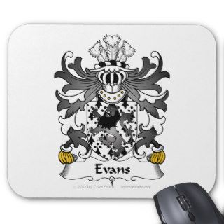 Evans Family Crest Mousepads