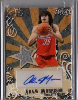 2006 07  Topps Luxury Box Mezzanine Aoutgrphh Relic Card Adam Morrison #Rd to 139 at 's Sports Collectibles Store
