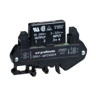 Crydom DRA1 MP120D3 Relay; Solid State; DIN Mount; 140 VAC/3 A Output; 3 32 VDC Input Electronic Relays