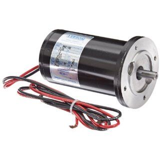 Leeson 980.159 Low Voltage Commercial DC Metric Motor, 56D Frame, B14 Mounting, 1/15HP, 3000 RPM, 12V Voltage Electronic Component Motor Drives