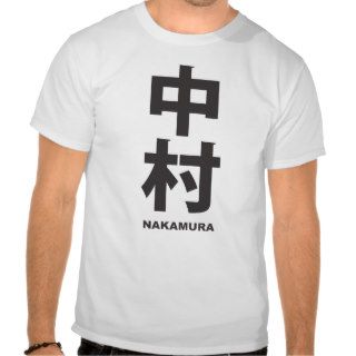 kanji   family name   Nakamura Tees