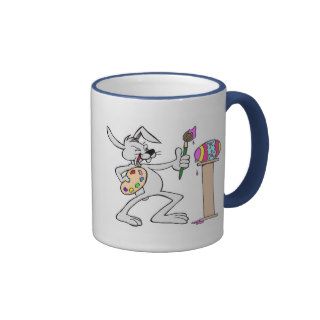 bunny artist merchandise coffee mug