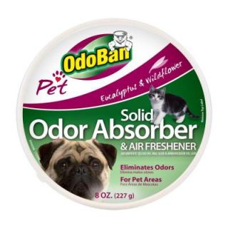 OdoBan 8 oz. Eucalyptus and Wildflower Solid Pet Odor Absorber 973522 8Z