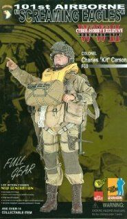 Dragon Cyber Hobby Exclusive   Colonel Charles "Kit" Carson 101st Airborne D Day Invasion 1/6 scale / 12 inch Military Action Figure Toys & Games