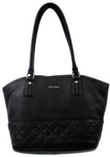 Calvin Klein Key Items Pebble Domed Tote in Black Clothing