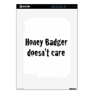 honey badger doesn't care decals for the iPad 2