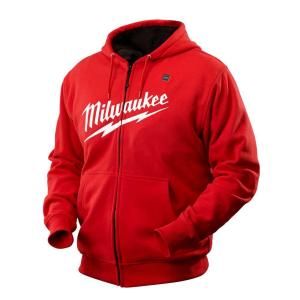 Milwaukee Small M12 Lithium Ion Cordless Red Heated Hoodie (Hoodie Only) 2370 S