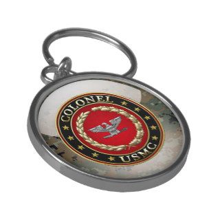 U.S. Marines Colonel (USMC Col) [3D] Key Chain