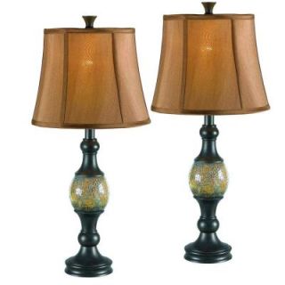 Kenroy Home Shay 29 in. Bronze Table Lamp Set(2 Pack) 21097BRZ