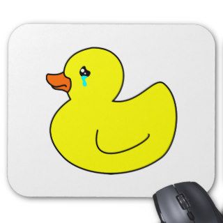 Sad Rubber Duck Mousepads