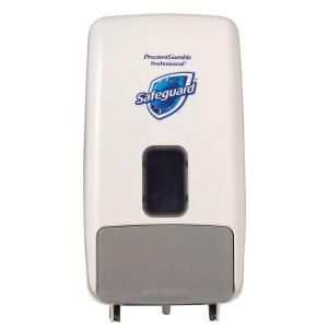 Safeguard 1200 ml Wall and Counter Mountable White/Gray Foam Soap Dispenser PGC 47436