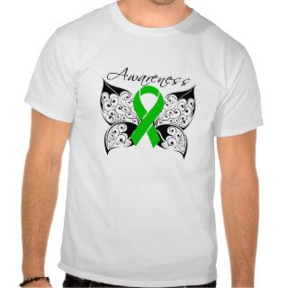Tattoo Butterfly Awareness   Kidney Cancer Tshirt