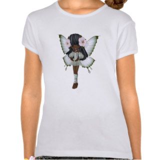African American Princess Butterfly Baby Doll Shirt