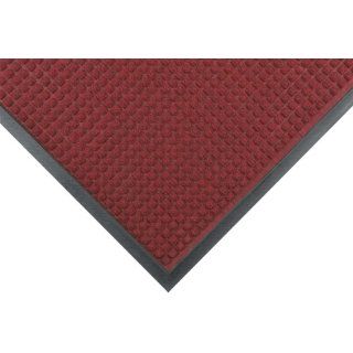Notrax 166 Guzzler Entrance Mat, for Lobbies and Entranceways, 4' Width x 6' Length x 1/4" Thickness, Red/Black