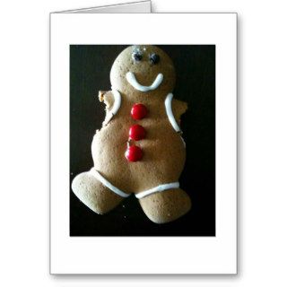 I've Seen Better Days Gingerbread Man Greeting Cards