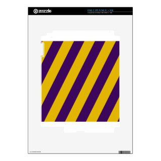 Gold and Purple Masculine Design for Him Skin For iPad 2