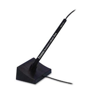 Wholesale CASE of 5   PM Company Aluminum Counter Pen Aluminum Counter Pen, 24" Cable Cord, Wedge Base, Black Ink 