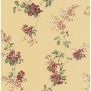 Brewster 56 sq. ft. Floral Trail Wallpaper 282 64002