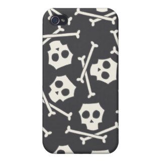 Al Skull and Crossbones Pattern iPhone 4 Case