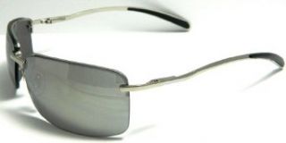 Solar X Unisex Stylish Silver Metal Stem Sunglasses 4094b Clothing