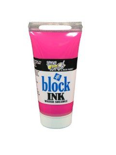 Handy Art 305 155 Water Soluble Block Printing Ink Tube, Fluorescent Magenta, 1 1/4 Ounce  
