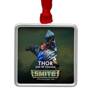 SMITE Thor, God of Thunder Christmas Ornaments