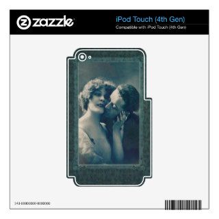 Vampires in Love Gothic Victorian Dracula Couple Decals For iPod Touch 4G