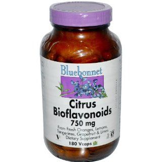 Bluebonnet Kosher Citrus Bioflavonoids 750 mg 180 Vcaps Health & Personal Care